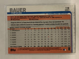 #110 Trevor Bauer Cleveland Indians 2019 Topps Series One Baseball Card