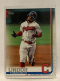 #269 Lindor Francisco Cleveland Indians 2019 Topps Series One Baseball Card