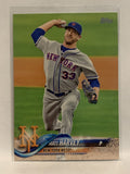#188 Matt Harvey New York Mets 2018 Topps Series One Baseball Card