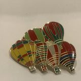 Hot Air Balloons Lapel Hat Pin AM