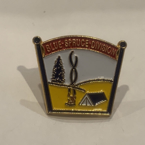 Blue Spruce Division Logo Camp Lapel Hat Pin AM
