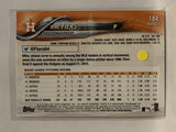 #184 Mike Fiers Houston Astros 2018 Topps Series One Baseball Card