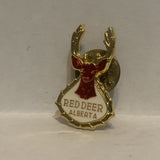 Red Deer Alberta   Lapel Hat Pin