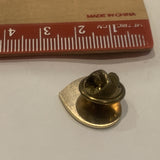 Shining Heart on a Heart Lapel Hat Pin AM