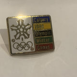Calgary 1988 Olympics Winter Games Logo Lapel Hat Pin AM