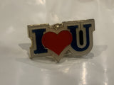 I Love U Lapel Hat Pin