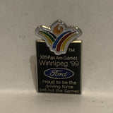 XIII Pan Am Games Winnipeg '99 Ford Lapel Hat Pin