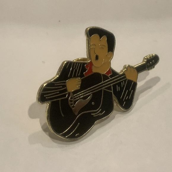 Man Playing a Guitar Lapel Hat Pin AM