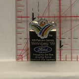 XIII Pan Am Games Winnipeg '99 Ford Lapel Hat Pin