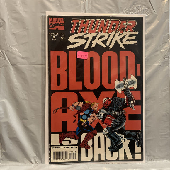 #9 Thunder Strike Blood Axe is Back Marvel Comics AZ 8207