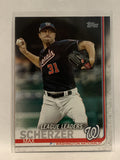#6 Max Scherzer League Leaders Washington Nationals 2019 Topps Series One Baseball Card