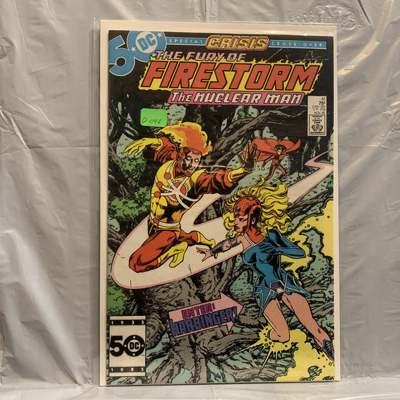 #41 The Fury of Firestorm The Nuclear Man Enter Harbinger DC Comics AZ 8213