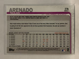#276 Nolan Arenado Colorado Rockies 2019 Topps Series One Baseball Card
