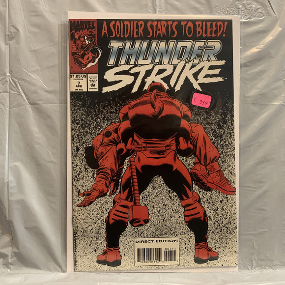 #7 Thunder Strike A Soldier Starts To Bleed Marvel Comics AZ 8215