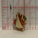 Canada I Sails Maple Leaf Lapel Hat Pin