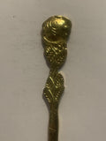 Yellow Rose Flower Souvenir Spoon
