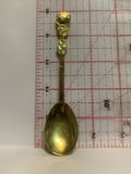 Yellow Rose Flower Souvenir Spoon