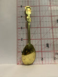 Yellow Rose Flower Souvenir Spoon