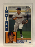 #T84-89 Francisco Lindor Cleveland Indians 2019 Topps Series One Baseball Card