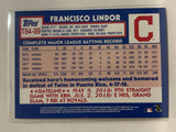 #T84-89 Francisco Lindor Cleveland Indians 2019 Topps Series One Baseball Card