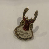 Red Deer Alberta Logo Lapel Hat Pin AN
