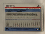 #50 Mookie Betts Boston Red Sox 2019 Topps Series One Baseball Card