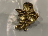Golden Flowers Lapel Hat Pin