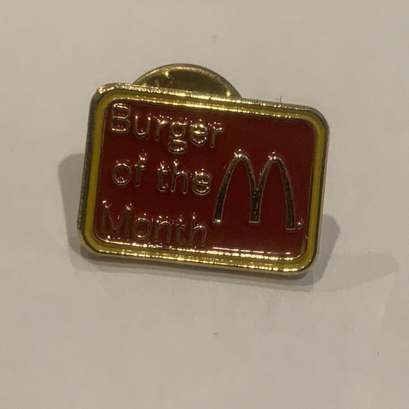 Burger of the Month Mcdonalds Logo Lapel Hat Pin AN