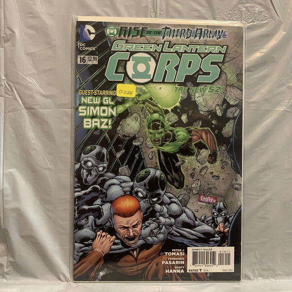 #16 Green Lantern Corps The New 52 Rise of the Third Army DC Comics AZ 8238