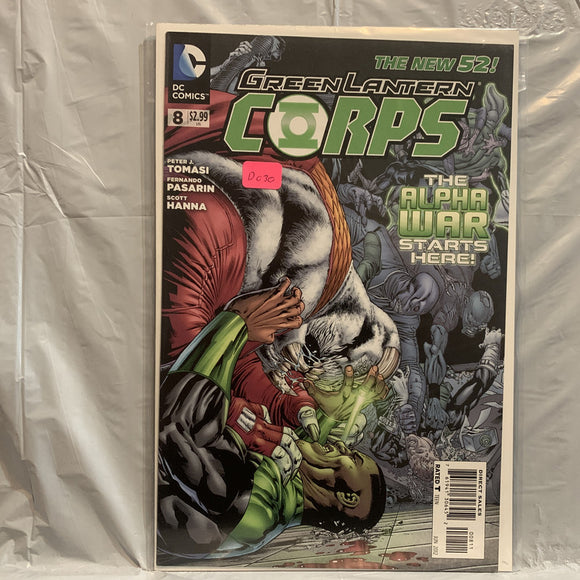 #8 Green Lantern Corps The New 52 The Alpha War Starts Here DC Comics AZ 8240