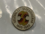 Celebrate Saskatchewan 1905 1980 Lapel Hat Pin