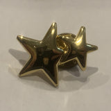 Pair of Stars Lapel Hat Pin AN