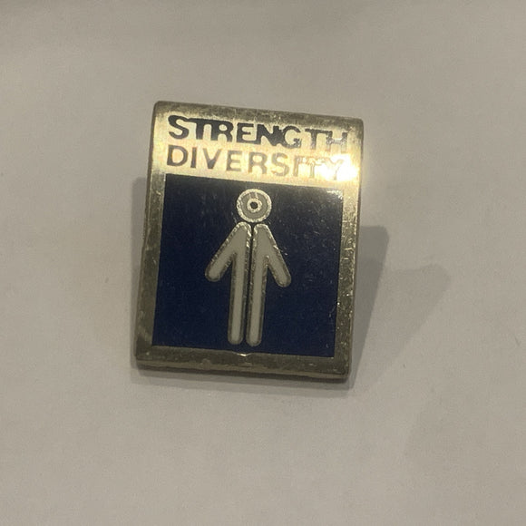 Strength Diversity Logo Lapel Hat Pin AN