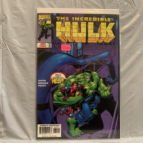 #465 The Incredible Hulk Marvel Comics AZ 8251