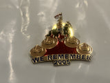 We Remember 2005 RCMP Lapel Hat Pin
