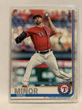 #278 Mike Minor Texas Rangers 2019 Topps Series One Baseball Card