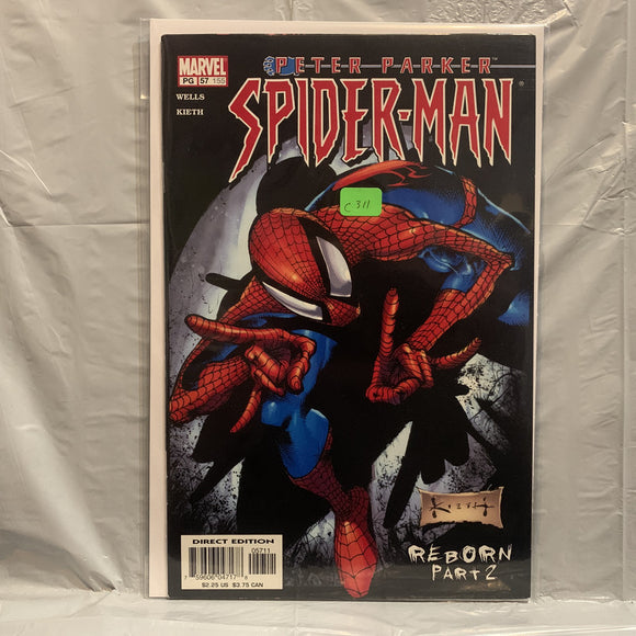#57 Peter Parker Spider-Man Reborn Part 2 Marvel Comics BA 8266