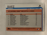 #90 Javier Baez Chicago Cubs 2019 Topps Series One Baseball Card