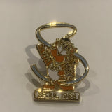 Seoul 1988 Tiger Olymics Mascot Ribbon Lapel Hat Pin AN