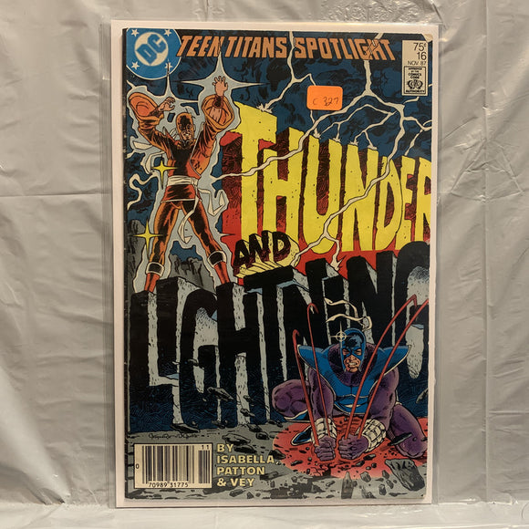 #16 Teen Titans Spotlight Thunder and Lighting DC Comics BA 8270