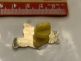 Jogging Bear Lapel Hat Pin