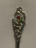 Red Tulip Flower Souvenir Spoon