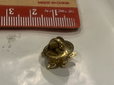 Green Jewell Guardian Angel Cherub Lapel Hat Pin