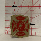 Alix Alberta A.F.D. fire Department Lapel Hat Pin