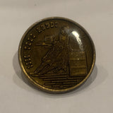 1986 Tees Rodeo Barrel Racing Logo Lapel Hat Pin AO