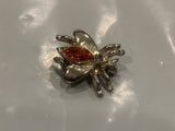 Red Jewell Bug Insect Lapel Hat Pin