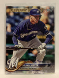 #196 Orlando Arica Future Stars Milwaukee Brewers 2018 Topps Series One Baseball Card