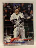 #195 Avisail Garcia League Leaders Chicago White Sox 2018 Topps Series One Baseball Card