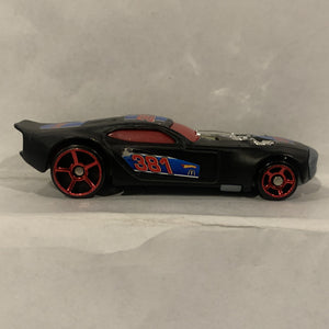 Black Mcdonalds Stock Racer ©2006 Hot Wheels Diecast Cars CA