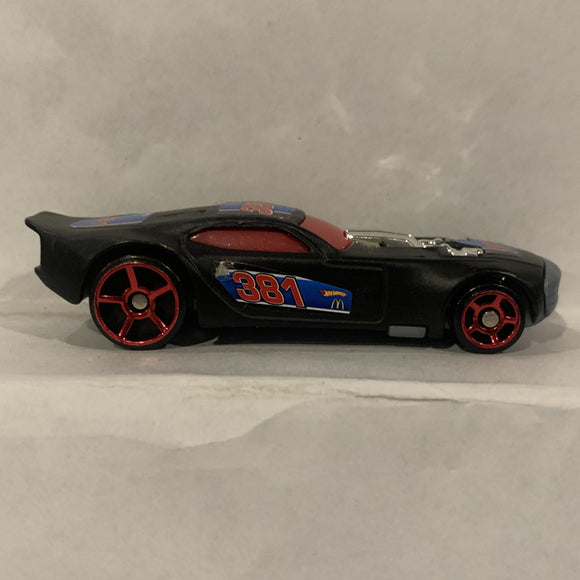 Black Mcdonalds Stock Racer ©2006 Hot Wheels Diecast Cars CA